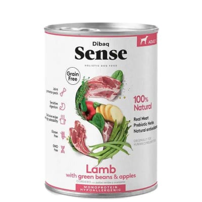 Sense lata perro Cordero 380 grs1