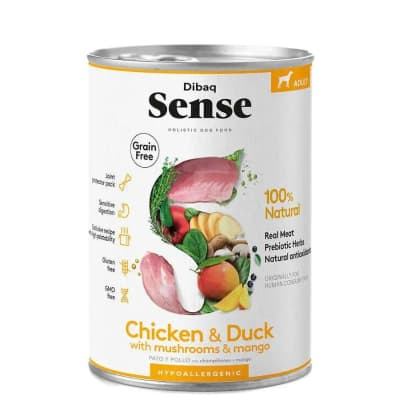 Sense lata perro Pollo y Pato 380 grs1