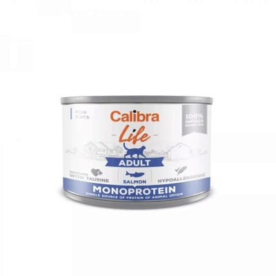 Calibra cat life Lata adulto Salmon 200 gr1