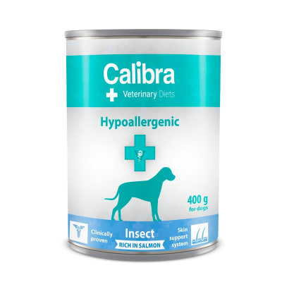 Calibra Dog Lata Hypoallergenic Insect & Salmon 400 gr1