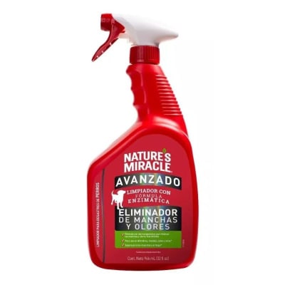 Avanzado Eliminador de manchas y olores perro Natures Miracles 946 ml1