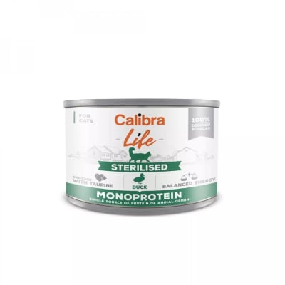 Calibra cat life lata sterilised Pato 200 grs1