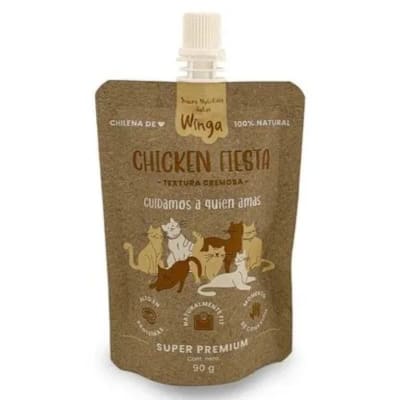 Winga pouch gato Chicken fiesta 90 grs1