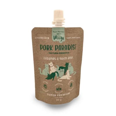 Winga pouch gato Pork Paradise 90 grs1