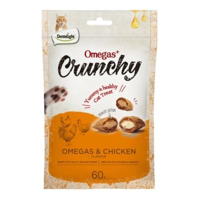 Crunchy Omegas y Pollo 60 grs1