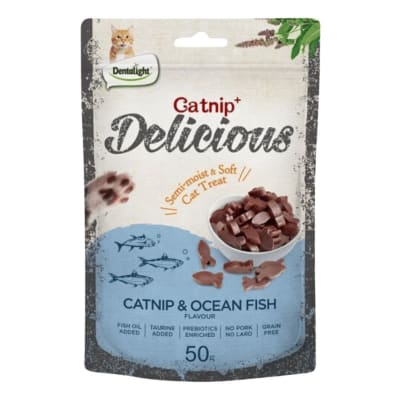 Delicious Catnip y pescado 50 grs1