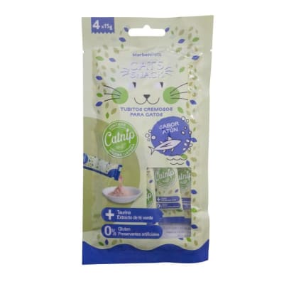 Cats Snack Cremoso de atún con catnip 4 x15 g1