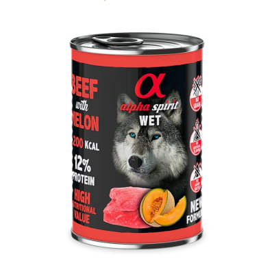 Alpha lata ternera con melon 400 grs1