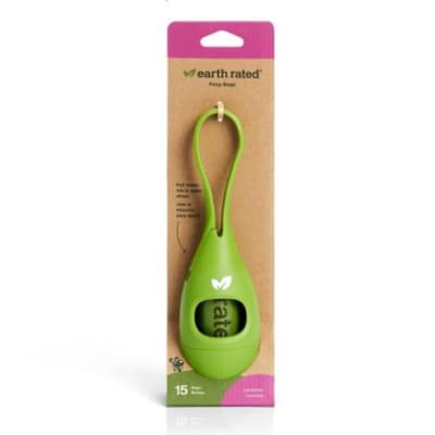 Earth Rated Dispensador + rollo de recarga 15 bolsas aroma lavanda1