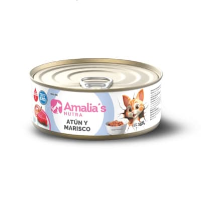 Amalia's Gatos Lata Atun y Mariscos 156 gr1