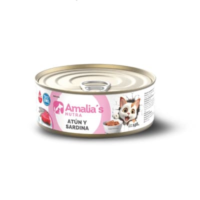 Amalia's Gatos Lata Atun Y Sardina 156 gr1