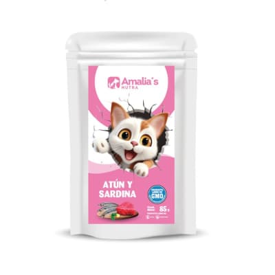 Amalia's Gatos Pouch Atun y Sardina 85 gr1