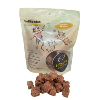 Tributo snack crudo Bocado de pollo 100 grs1