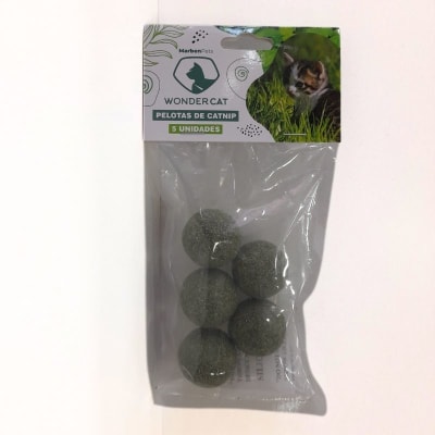 Set 5 pelotas catnip1