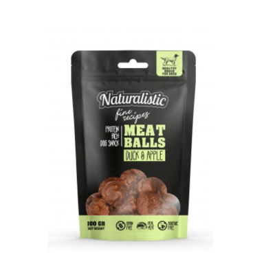 Naturalistic Meatballs duck and apple1