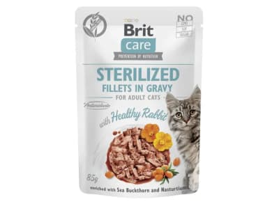 Brit care cat pouch sterelized 85 grs1