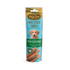 Dogfest puppies barras de carne de pavo con calostro 45gr
