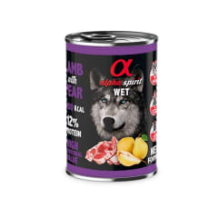 Alpha lata Cordero con pera 400 grs