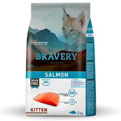Bravery kitten salmon 2 kg