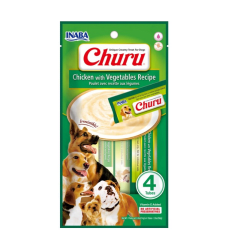 Churu Dog Chicken with Vegetables 4 unidades