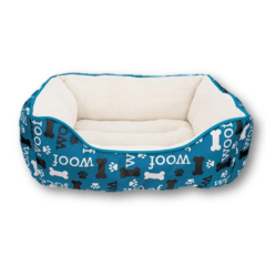 Dreamwell cama rectangular woof azul