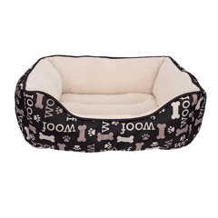 Dreamwell cama rectangular woof negra