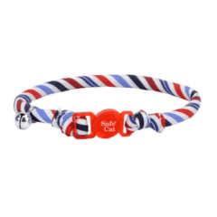 Coastal fashion collar stripes