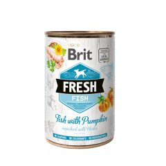 Brit fresh fish with pumpkin