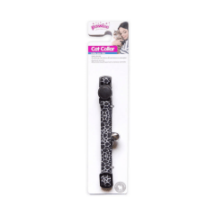 Collar negro jaspeado