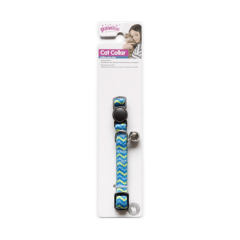 Collar azul ondas