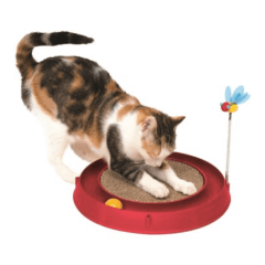 Catit play circuito 3 en 1 con rasguñador