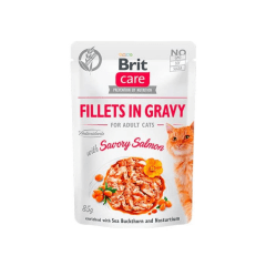 Brit care cat pouch fillet Salmon