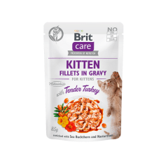 Brit care cat pouch kitten turkey
