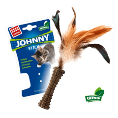 Catnip Johnny stick con pluma