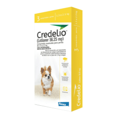 Credelio 3 comprimidos 1,3 - 2,5 kg