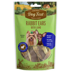 Dog Fest Orejas de conejo con cordero 55 gr