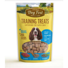 Dog Fest Training Treats Codorniz con semillas de chia 90 gr