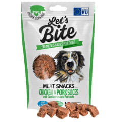 Lets Bites Meat Snack Chicken & Pork Slices 80 gr