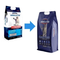America Litter Odor seal clean paws