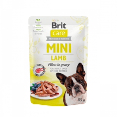 Brit care Mini adulto Fillets Cordero 85 gr