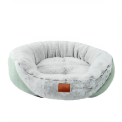 Cama Perro Acolchada Verde L