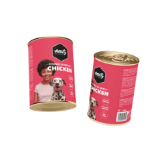 Amity perro adulto pollo 415 grs.