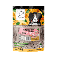 Alimento ama pouch cerdo 200 grs