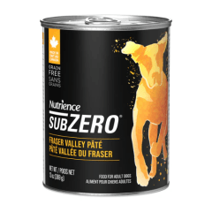 Lata Nutrience subzero perro fraser valley 369grs