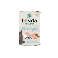 Lenda paté gato pavo, cerdo y arándanos 400 grs