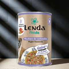 Lenda perro lata puchero de cochinillo 380 grs