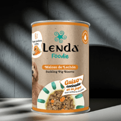 Lenda perro lata tapenade de granja 380 grs