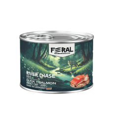 Feral wet adult cat pato/salmon 200 grs