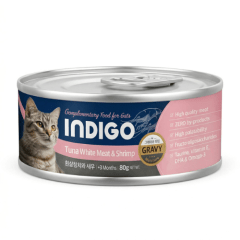 Indigo lata atún con camarones 80 grs