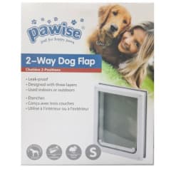Puerta abatible para perros S 30x36 cm